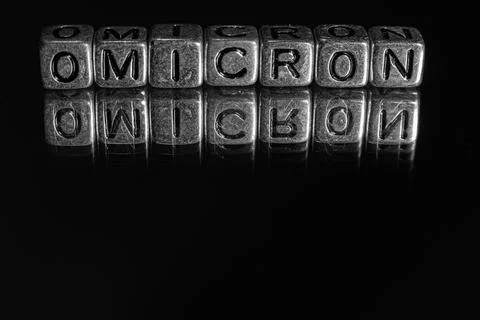 SARS-CoV-2 Coronavirus Variant Omicron. OMICRON name reveal. Stock Photos