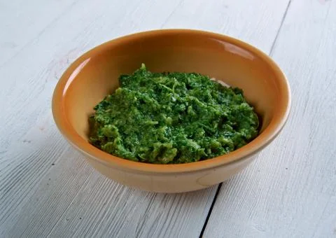 Sarson ka saag Stock Photos