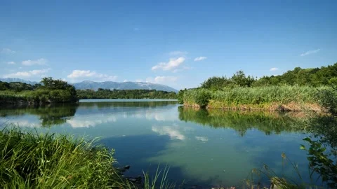 Sartirana lake Stock Footage 201182682