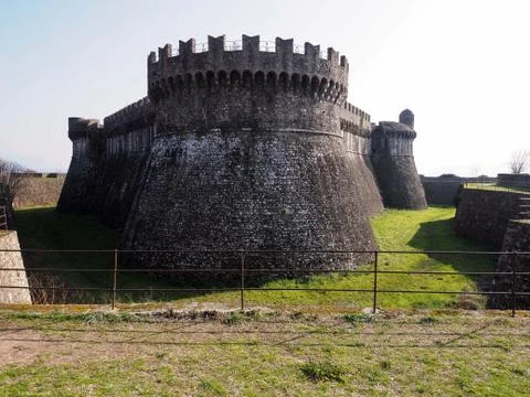 Sarzanello Castle Stock Photos