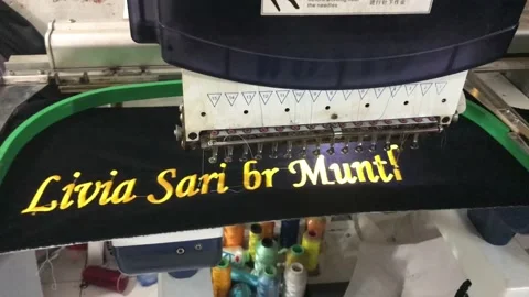 Sash embroidery 動画素材 155564238