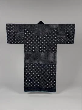 Sashiko Jacket second half of the 19th century Japan Sashiko is a quilting .. Stockfoto's