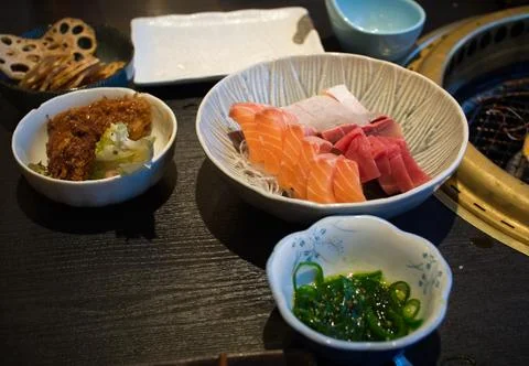 Sashimi Plate Stock Photos