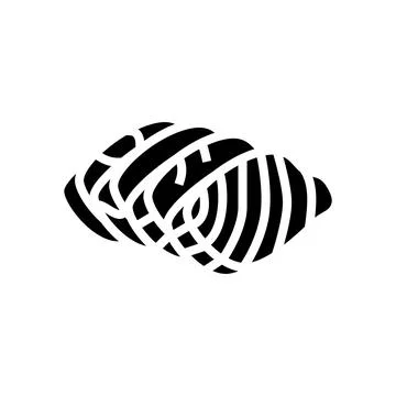 Sashimi salmon glyph icon vector illustration イラスト素材