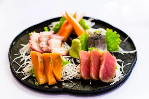 Sashimi set Stock Photos