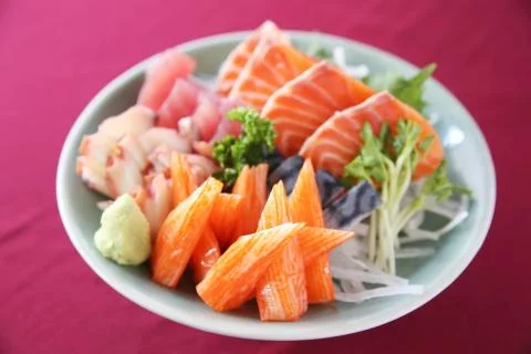 Sashimi set Stock Photos