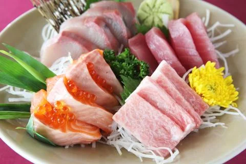 Sashimi set Stock Photos