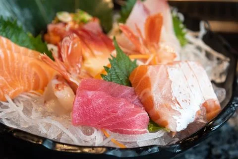Sashimi set Stock Photos