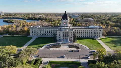 Saskatchewan's Legislature Stock Footage 335550835