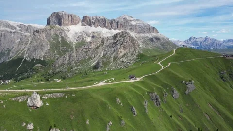 Sass Pordoi Stock Footage 289882753