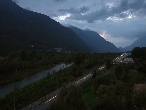 Sassella Sunset 스톡 동영상 80448754