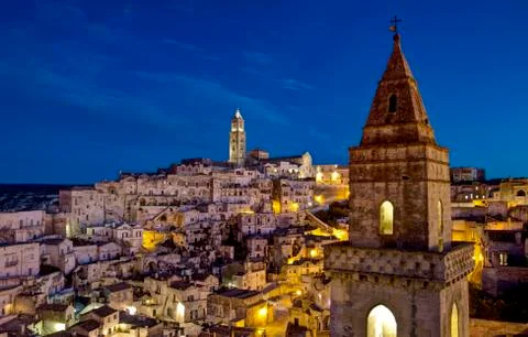 Sassi of Matera-1 Stock Photos