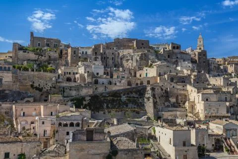 Sassi of matera. basilicata Stock Photos