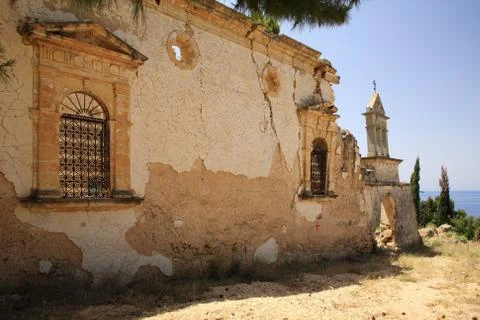 Sassia Monastery ruins Stock Photos