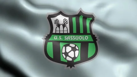 Sassuolo Flag video waving in wind Sass... | Stock Video | Pond5