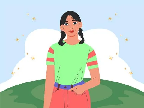 Sassy Concept Illustration Stock Illustration