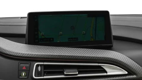 Sat nav with digital map Sophisto 2019 BMW i8 Roadster Standard World Vídeos de archivo 160041565