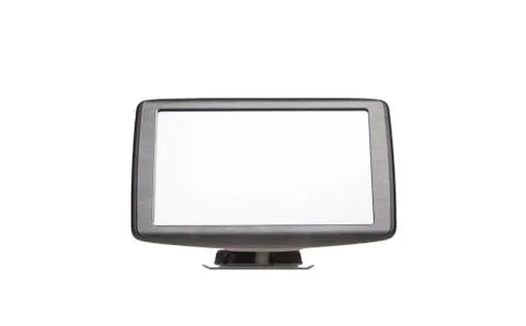 Sat nav isolated on white Stock Photos