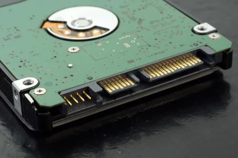 SATA hard disk drive 스톡 사진