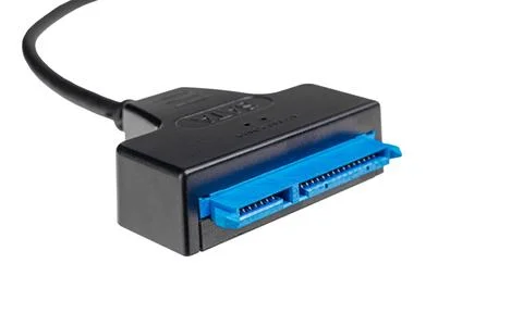 SATA to USB 3.0 Adapter Cable for High-Speed Data Transfer Stock Photos