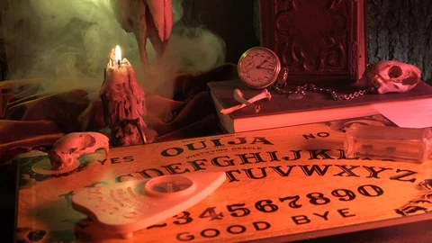 Satanic Alter, paranormal movements Stock Footage 97249826