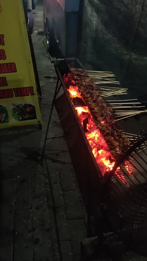 Satay Chicken Stock Footage 277035894
