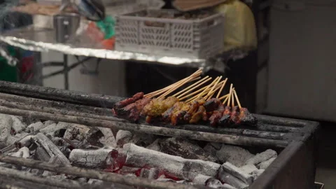 Satay Close-up 60fps 스톡 동영상 316072370