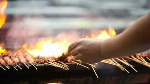 Satay 動画素材 9654753