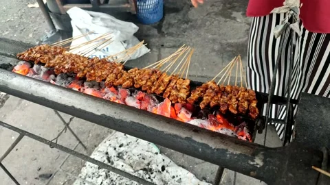 Satay Stock Footage 234405007
