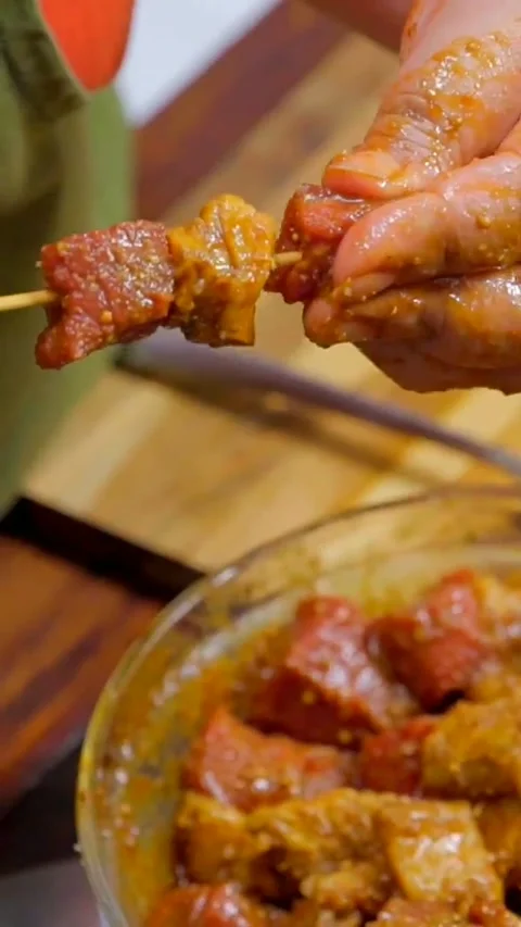 Satay Stock Footage 244788599