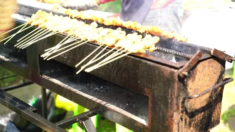 Satay or Sate Stock Footage 146125527