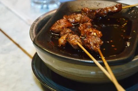 Satay Fotos Stock