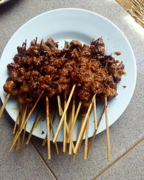Satay Foto stock