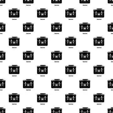 Satchel bag pattern seamless 库存插图