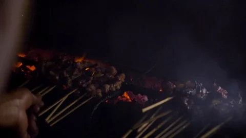 Sate Indonesia 스톡 동영상 104260779