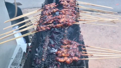 Sate (satay) Video stock 282560984