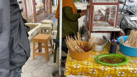 Sate seller Stock Footage 304728202
