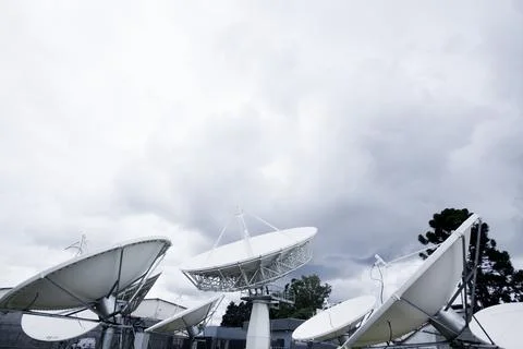 Satelite Antennas Stock Photos