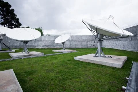 Satelite Antennas Stock Photos