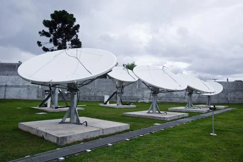 Satelite Antennas Stock Photos