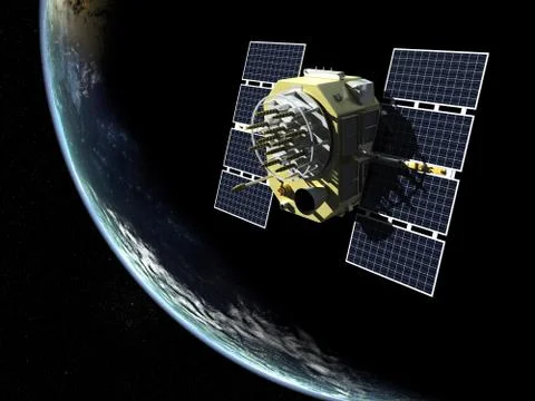 Satelite Stock Illustration