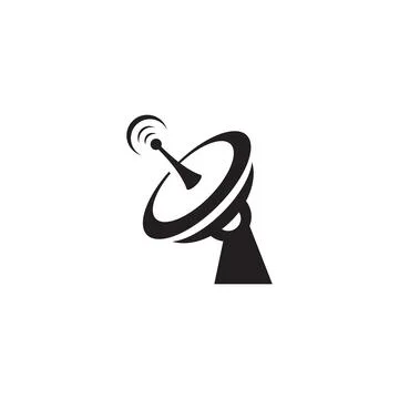 Satelite Vector icon design illustration Stock Illustration
