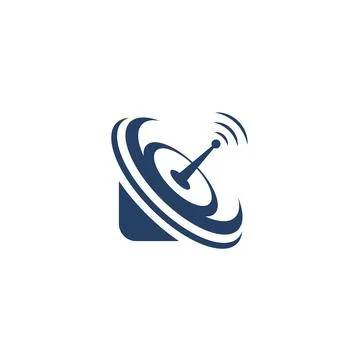 Satelite Vector icon design illustration Stock Illustration