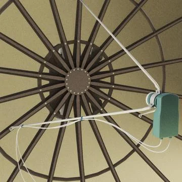 Satellite aerial V2 3D Model
