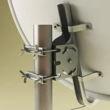 Satellite aerial V5 3D Model