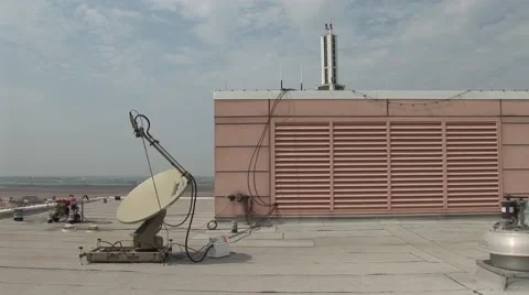 Satellite and Generator 스톡 동영상 52551059