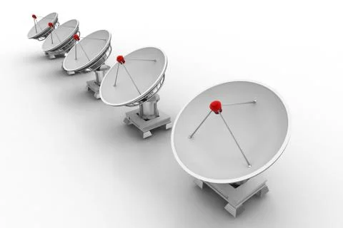Satellite antenna Free Stock Illustration