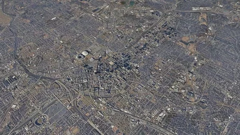 Satellite Atlanta map background loop. S... | Stock Video | Pond5
