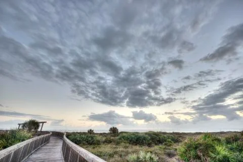 Satellite Beach in Florida Stock Photos