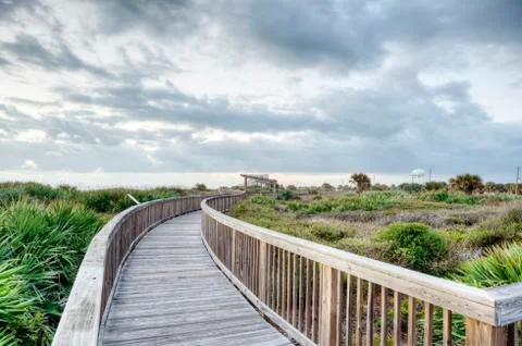 Satellite Beach in Florida Stock Photos
